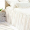Savannah Linen Gauze Ivory Bedspread
