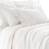 Stone Washed Linen White Duvet Cover