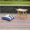 Summer Stripe Handwoven Indoor/Outdoor Rug