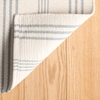Swedish Stripe Handwoven Cotton Rug