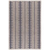 Tailor Stripe Navy Woven Wool Custom Rug