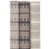 Tailor Stripe Platinum Woven Wool Custom Rug