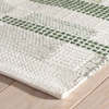 Tread Lightly Green Handwoven Cotton Rug
