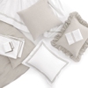Trio Pearl Grey Pillowcases (Pair)