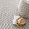 Two-Tone Rope Platinum/White Handwoven Indoor/Outdoor Rug