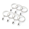 Curtain Clip Polished Nickel Ring