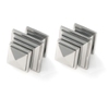Square Polished Nickel Finials