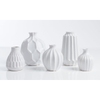 White Essentials Vases/Set Of 5