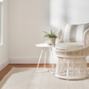 White On The Move Side Table