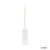 White Wooden Candle Holder
