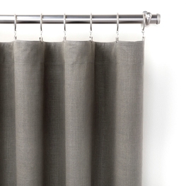 Stone Washed Linen Shale Curtain Panel