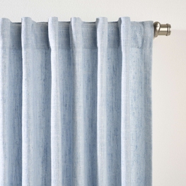 Greylock Soft French Blue Indoor/Outdoor Curtain Panel