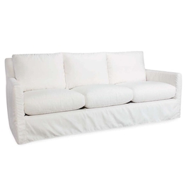Relax To The Max 3 Seat Outdoor Sofa Linen White Canvas