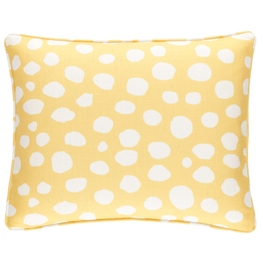 Spot On Pale Yellow Indoor/Outdoor Decorative Pillow