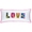 Swatch Embroidered Love Multi Decorative Pillow
