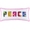 Swatch Embroidered Peace Multi Decorative Pillow