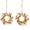 Swatch Gilded Gold Ornament/Set Of 2