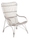 Swatch Marimba Dove White Outdoor Highback Chair