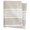 Swatch Bistro Stripe Platinum Napkin Set Of 4