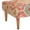 Swatch Pali Terracotta Tapered Natural Leg Rug Ottoman