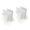 Swatch Square White Finials