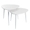 Swatch White Mod Nesting Tables/Set Of 2
