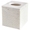 Swatch White Ribbed Marble Tissue Box