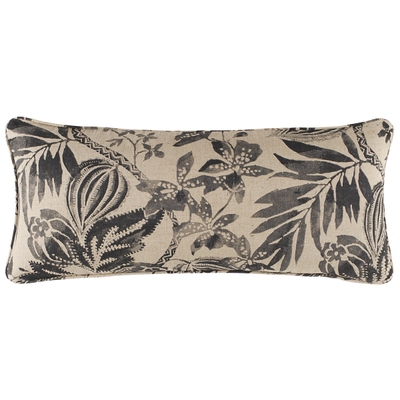 Antigua Linen Black Decorative Pillow