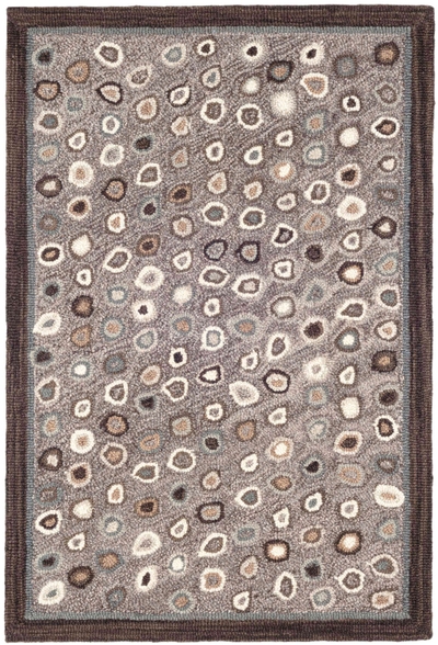 Cat's Paw Grey Hand Micro Hooked Wool Rug