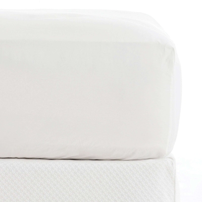 Classic White 400 Thread Count Fitted Sheet:
