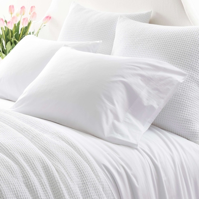 Essential Percale White Flat Sheet