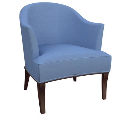 Estate Linen French Blue Lyon Chair