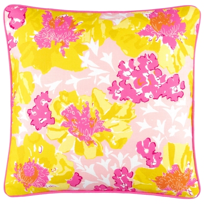 Fab Floral Pink Indoor/Outdoor Decorative Pillow Cover