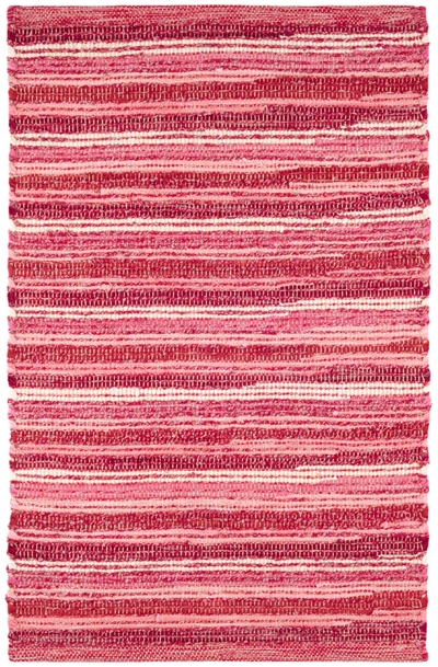 Dorothy Pink Handwoven Cotton Rug