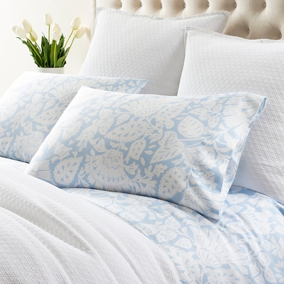 Freya Soft Blue Pillowcases