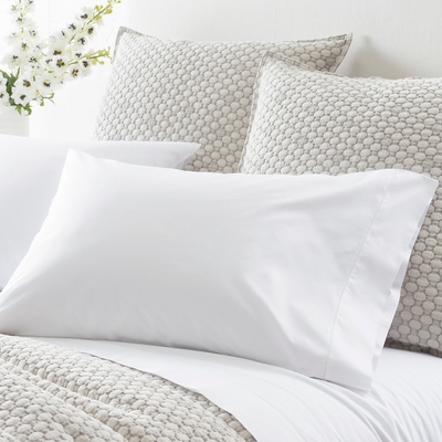 Grace Percale White Pillowcases