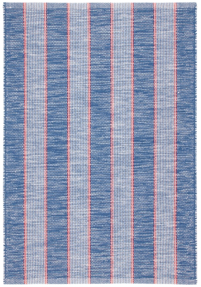 Hillsgrove Stripe Denim Handwoven Cotton Rug