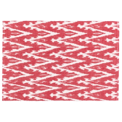 Ikat Woven Red Placemat Set Of 4