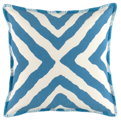 Impy Linen French Blue Decorative Pillow