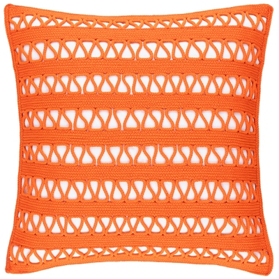 Lanyard Tangerine Indoor/Outdoor Decorative Pillow Cover