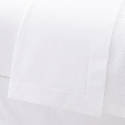 Lia White Fitted Sheet: