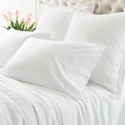 Lia White Pillowcases