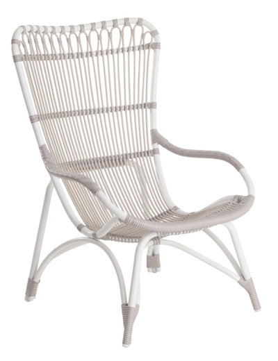 Marimba Dove White Outdoor Highback Chair