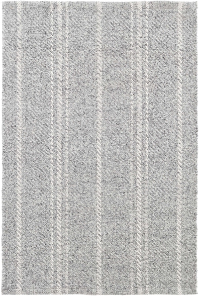 Melange Stripe Grey/Ivory Handwoven Indoor/Outdoor Rug