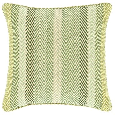 Nip Tuk Linen Green/Ivory Decorative Pillow