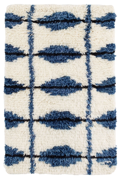 Noma Indigo Handwoven Wool Rug