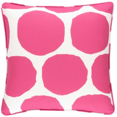 On The Spot Fuchsia Indoor/Outdoor Decorative Pillow