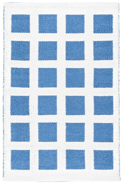 Titto French Blue Handwoven Indoor/Outdoor Rug