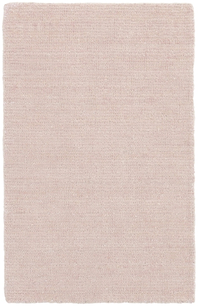 Quartz Pink Handwoven Viscose/Cotton Rug