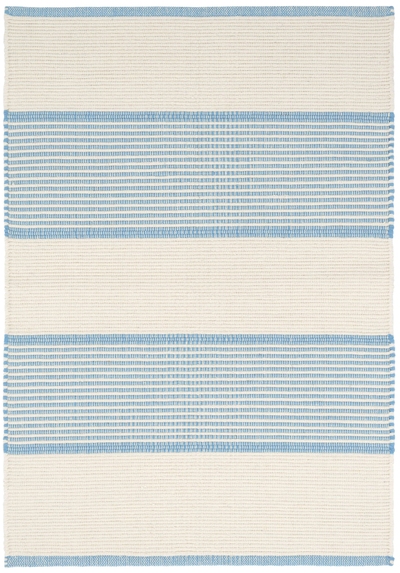 La Mirada Asiatic Blue Handwoven Cotton Rug